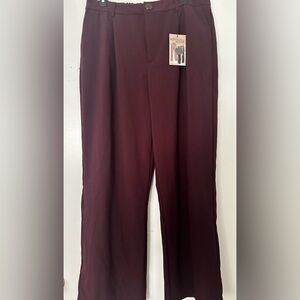 Dress Barn Maroon Women's Trousers